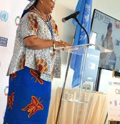 UN leaders summit Private section forum Speech of Ms Leymah Gwowee Nobel peace Laureate