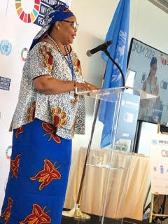 UN leaders summit Private section forum Speech of Ms Leymah Gwowee Nobel peace Laureate
