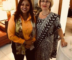 Special Guest speaker Mis  Mia Seppo UN Resident Coordinator attend at the Dhaka American women club party