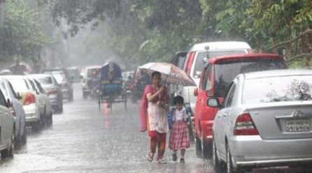 Gusty winds, rain and thundershowers across country