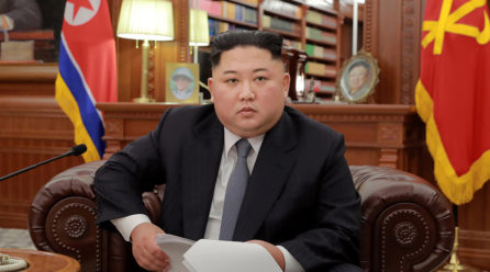 North Korean leader rides train on way to Vietnam