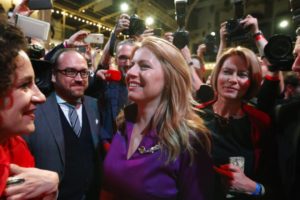 Liberal upstart Caputova elected 1st Slovak female president