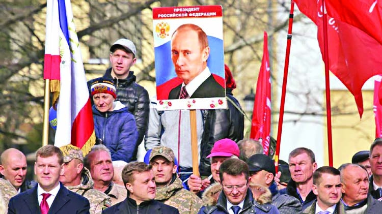 Russia marks five years since annexation