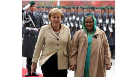 Merkel, Hasina step towards peace, prosperity