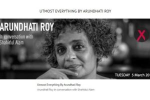Writer Arundhati Roy’s discussion moved to new venue after police ban
