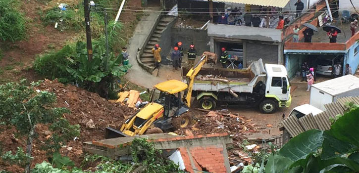 At least 12 killed in Brazil rainstorms