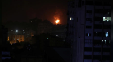 Israel launches Gaza strikes after rockets fired at Tel Aviv