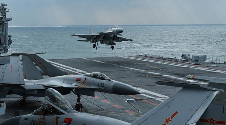 China says 2 pilots killed in navy jet crash