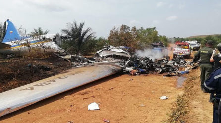 14 killed in Colombia plane crash