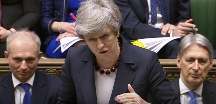 PM May says she’ll resign if parliament passes her Brexit deal