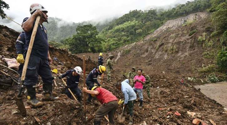 17 killed in Colombia landslide