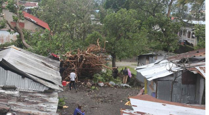 Cyclone Kenneth batters Mozambique