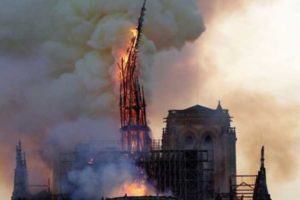 Massive fire ravages Paris Notre-Dame cathedral