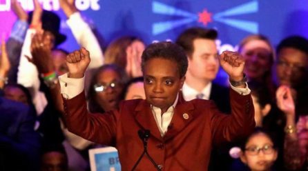 The first black female mayor in Chicago