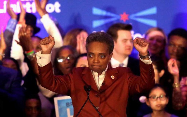 The first black female mayor in Chicago