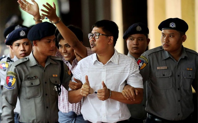 Myanmar’s top court rejects final appeal by jailed journalists