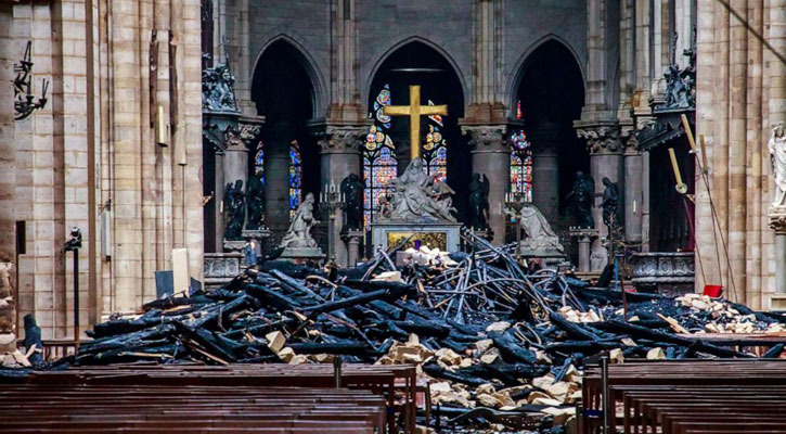 Notre-Dame to be rebuilt more beautiful