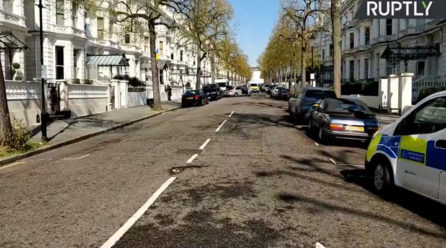 Ukrainian embassy sealed off after shots fired in London