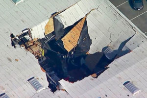 US F-16 fighter jet crashes into warehouse