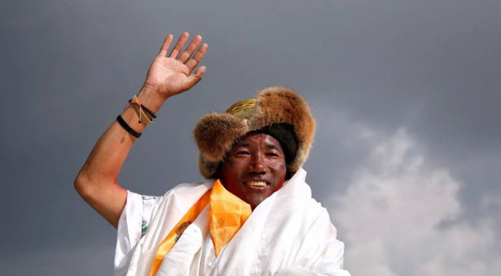 Nepal climber scales Mount Everest for record 23rd time