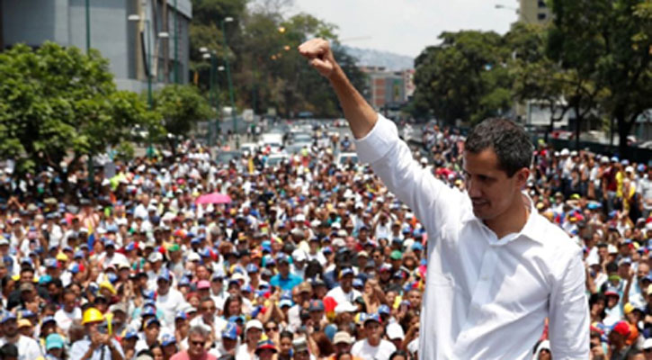 Venezuela’s opposition leader vows crippling strikes