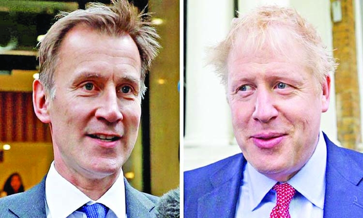 Johnson, Hunt divided over Brexit plans