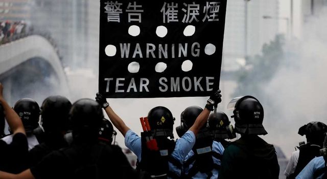 Hong Kong shuts govt offices, security tight after violent protests