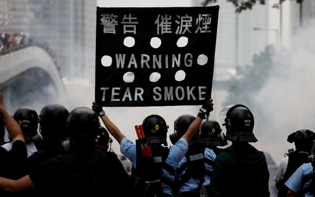 Hong Kong shuts govt offices, security tight after violent protests