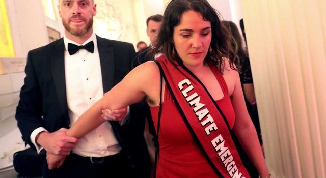 Mark Field suspended for grappling with protester