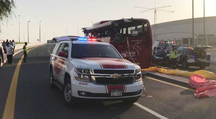 8 Indians among 17 killed in Dubai bus crash