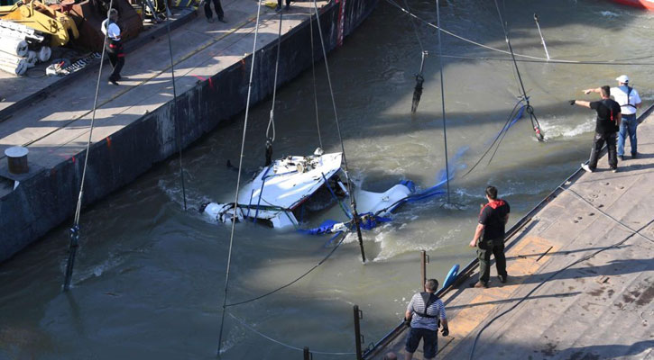 Bodies recovered as Danube tourist boat raised