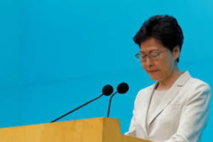 HK chief says extradition bill unlikely to advance