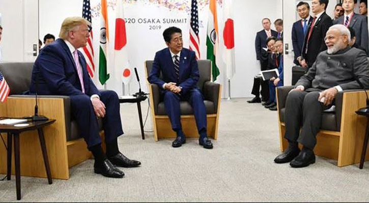 Modi, Trump, Shinzo Abe focus on Indo-Pacific during trilateral meet