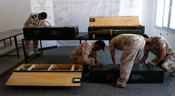 Libyan fighters seize US and Chinese missiles at Haftar base