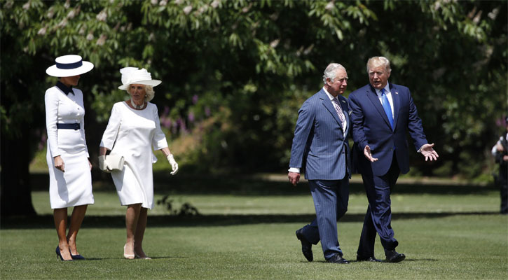 Royal family hosts Trump in UK state visit