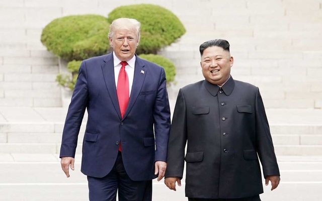 Trump meets North Korea’s Kim on DMZ between the two Koreas