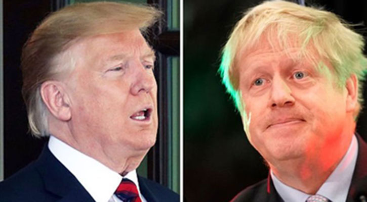 Trump Johnson for UK prime minister