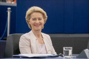 MEPs elect first female EU Commission president