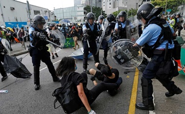 Fresh protests erupt as HK marks handover anniversary