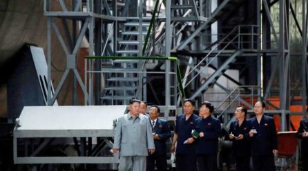 N Korea’s Kim parades new submarine