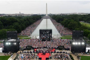 Trump hails US military in Independence Day address