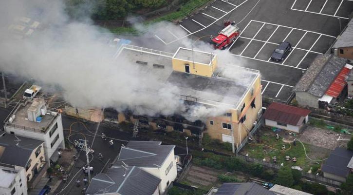 10 presumed dead in ‘arson’ at Japan anime studio