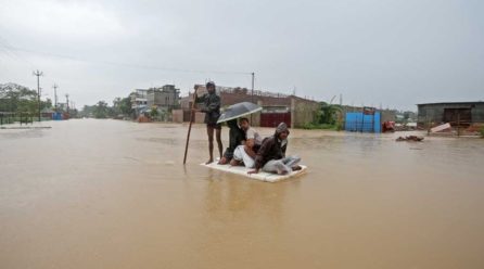 South Asia floods kill 100, displace millions