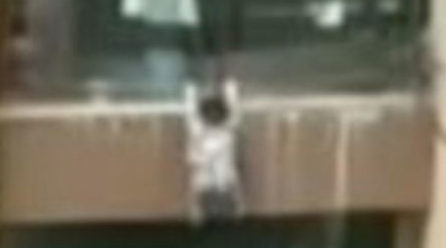 Toddler falls six storeys and survives in China