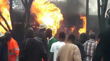 Tanzania tanker blast kills dozens as crowds siphon fuel