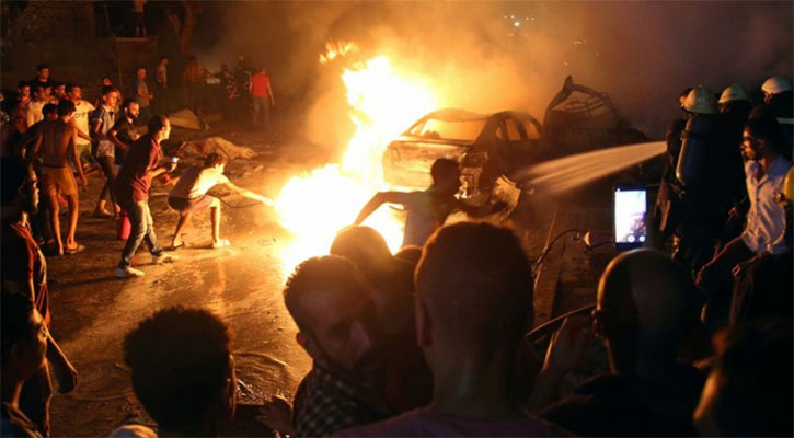 19 dead in explosion due to Cairo car crash