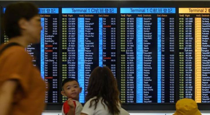 Flights resume in Hong Kong after airport chaos