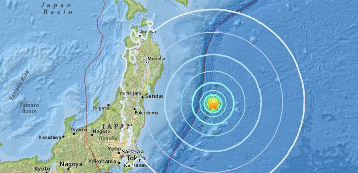 Japan hit by 6.2-magnitude tremor