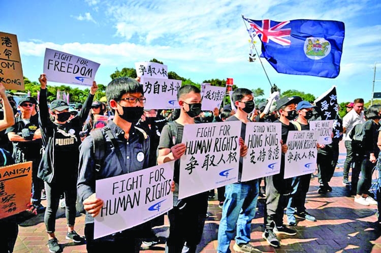 Sydney, Taiwan kick off global protests for Hong Kong