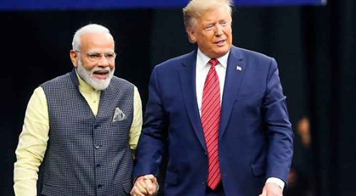 Trump hails Modi at ‘historic’ Texas rally